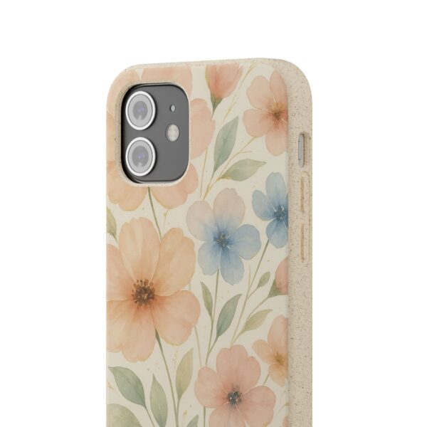 Floral Biodegradable Phone Case - Eco-Friendly Nature Design