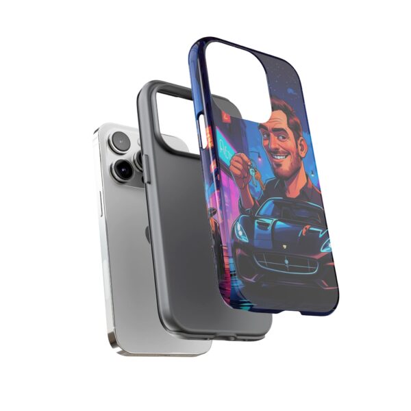 Stylish Car Enthusiast Phone Case with Key Design