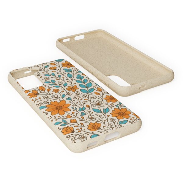 Floral Biodegradable Phone Case - Eco-Friendly Design for Nature Lovers