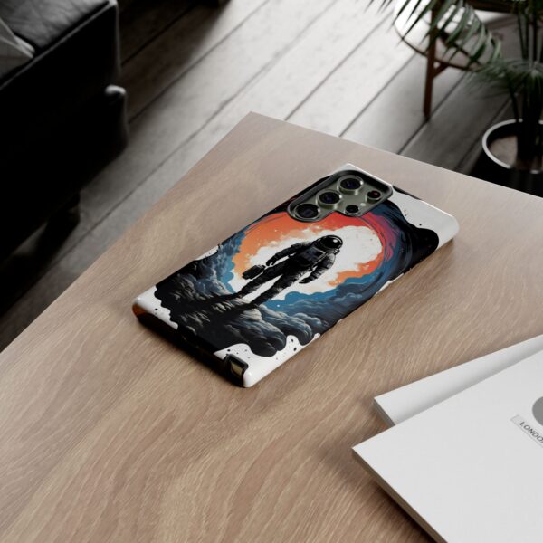 Astronaut Case, Tough Phone Cover, Galaxy Art Protector, Space Lover Gift, Unique Mobile Accessory