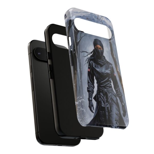 Artistic Phone Case, Ninja Aesthetic, Unique Smartphone Cover, Adventurous Spirit