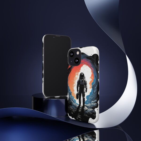 Astronaut Case, Tough Phone Cover, Galaxy Art Protector, Space Lover Gift, Unique Mobile Accessory