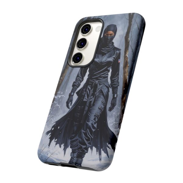Artistic Phone Case, Ninja Aesthetic, Unique Smartphone Cover, Adventurous Spirit
