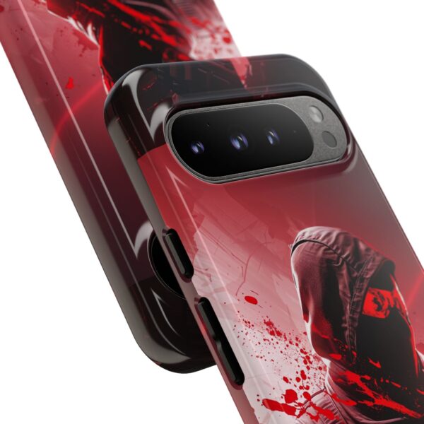 Red Urban Warrior Phone Case for Gamers & Action Fans