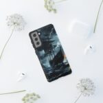 Stormy Seas Tough Phone Case - Pirate Ship Design