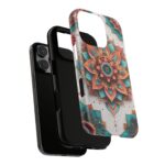 Mandala Phone Case, Colorful Floral Design, Bohemian Style, Tough Cases, Gift for Her