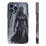 Artistic Phone Case, Ninja Aesthetic, Unique Smartphone Cover, Adventurous Spirit