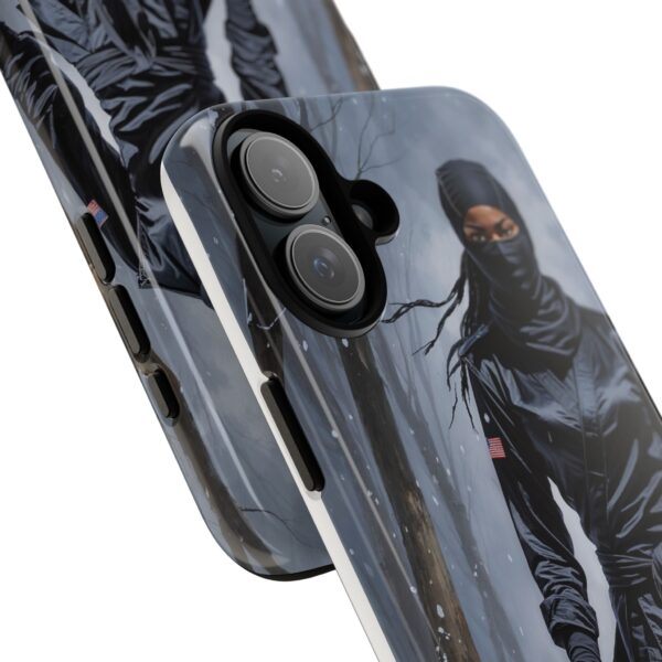 Artistic Phone Case, Ninja Aesthetic, Unique Smartphone Cover, Adventurous Spirit