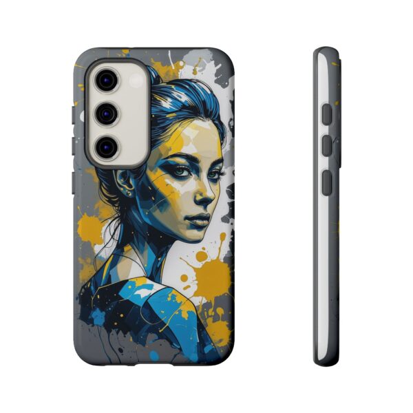 Vibrant, Artistic Tough Phone Case, Modern Art, Smartphone Accessories