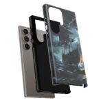 Stormy Seas Tough Phone Case - Pirate Ship Design