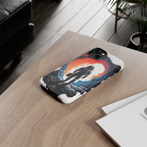 Astronaut Case, Tough Phone Cover, Galaxy Art Protector, Space Lover Gift, Unique Mobile Accessory