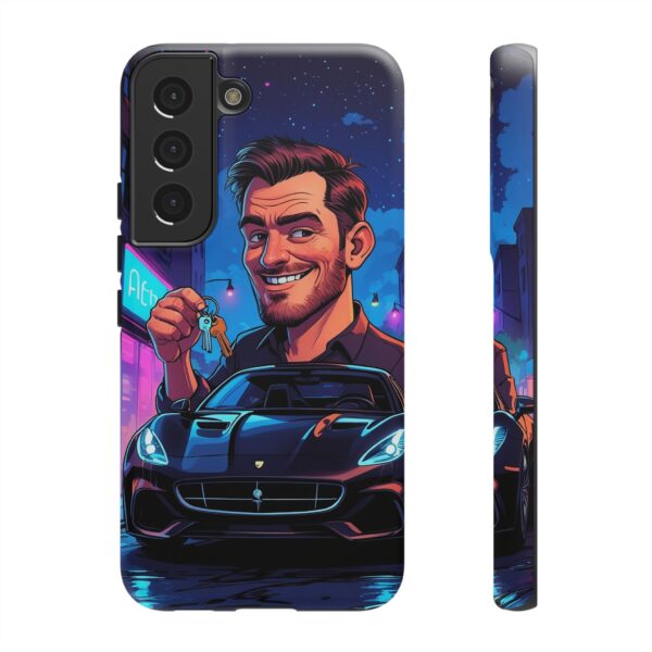 Stylish Car Enthusiast Phone Case with Key Design