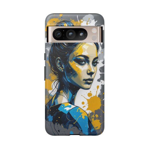 Vibrant, Artistic Tough Phone Case, Modern Art, Smartphone Accessories