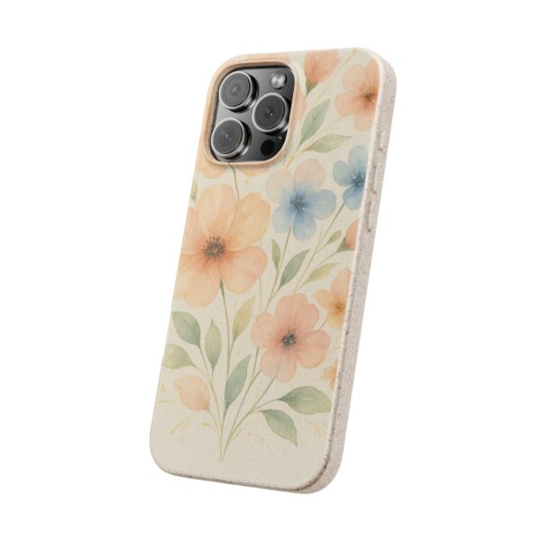 Floral Biodegradable Phone Case - Eco-Friendly Nature Design
