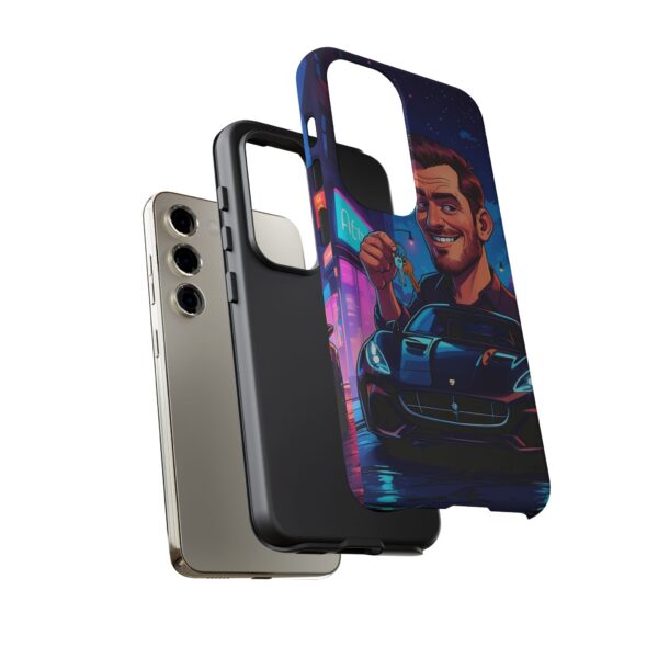Stylish Car Enthusiast Phone Case with Key Design