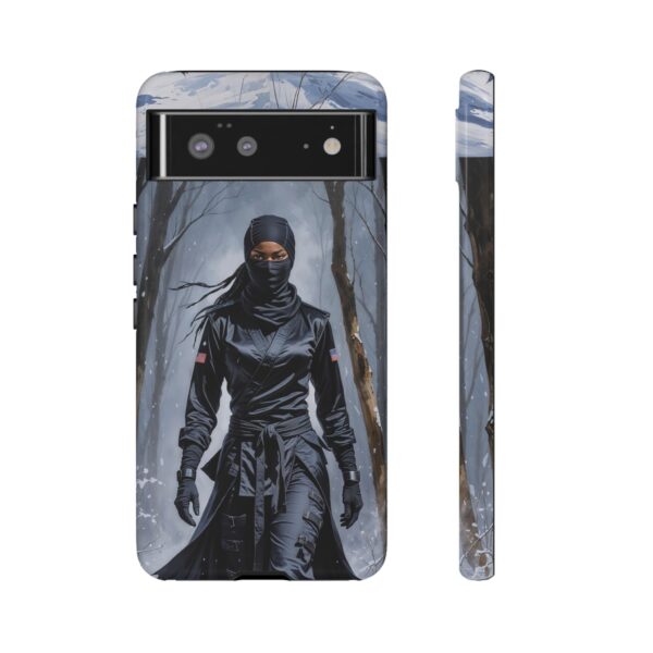 Artistic Phone Case, Ninja Aesthetic, Unique Smartphone Cover, Adventurous Spirit