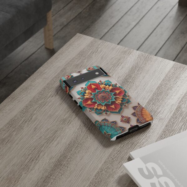 Colorful Mandala Phone Cover, Bohemian Style Accessory, Unique Gift for Her, Stylish Smartphone Protection