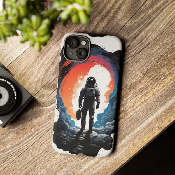 Astronaut Case, Tough Phone Cover, Galaxy Art Protector, Space Lover Gift, Unique Mobile Accessory