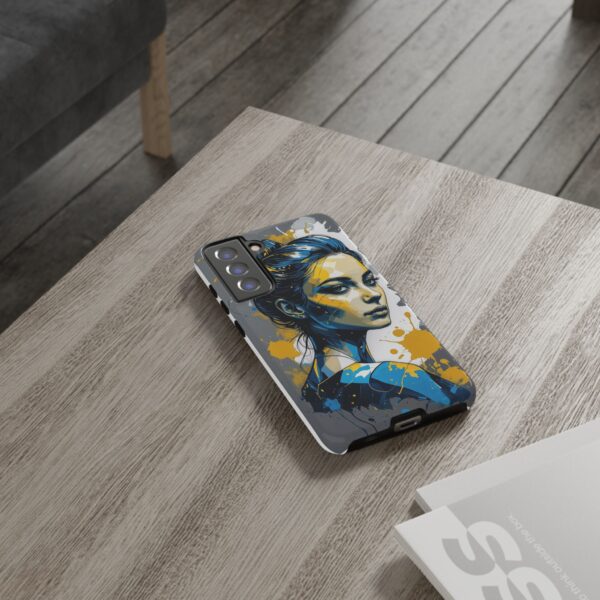 Vibrant, Artistic Tough Phone Case, Modern Art, Smartphone Accessories
