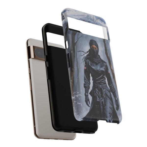 Artistic Phone Case, Ninja Aesthetic, Unique Smartphone Cover, Adventurous Spirit
