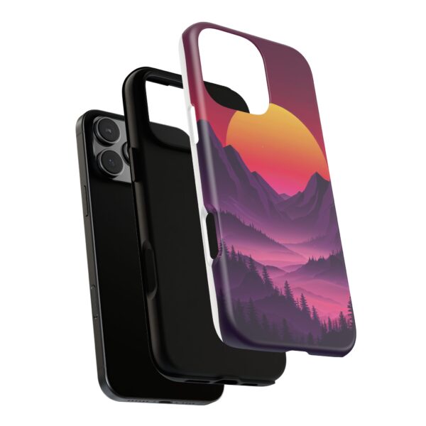 Mountain Sunset Phone Case - Tough Cases for Nature Lovers