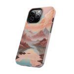 Mountain Reflection Tough Phone Case - Nature-Inspired Design for Adventurers