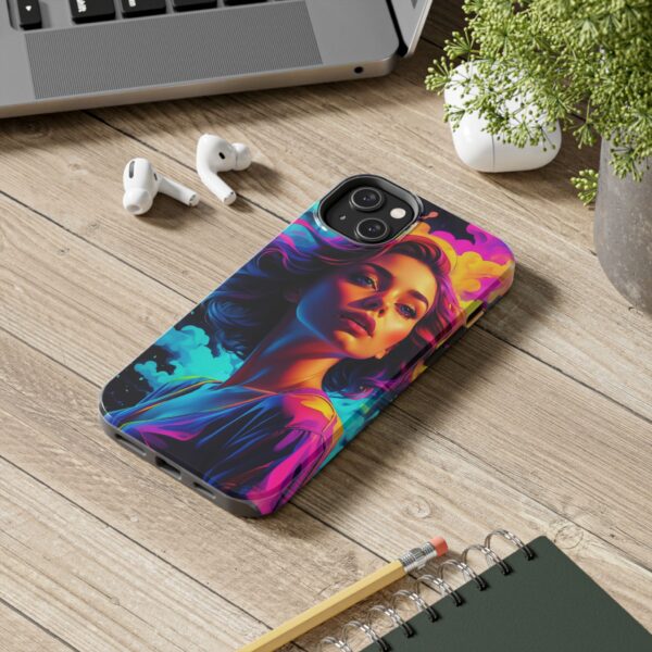 Vibrant, Colorful Woman Design - Tough Phone Case