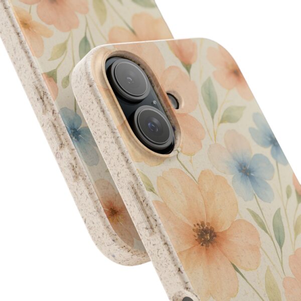 Floral Biodegradable Phone Case - Eco-Friendly Nature Design