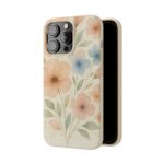 Floral Biodegradable Phone Case - Eco-Friendly Nature Design