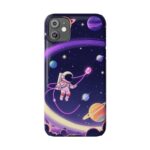 Space Astronaut Slim Phone Case