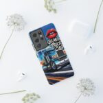Cool Phone Case for Truck Lovers, Trucking Gifts, Unique Truck Driver Accessories, Kiss Mutha Truckin Cash Design, Fun Car Enthusiast Gift