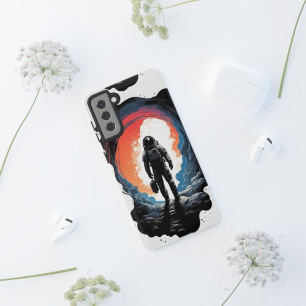 Astronaut Case, Tough Phone Cover, Galaxy Art Protector, Space Lover Gift, Unique Mobile Accessory