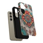 Colorful Mandala Phone Cover, Bohemian Style Accessory, Unique Gift for Her, Stylish Smartphone Protection