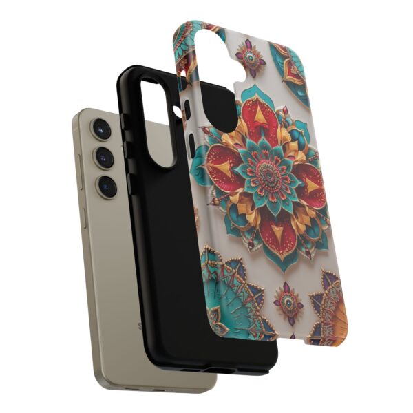 Colorful Mandala Phone Cover, Bohemian Style Accessory, Unique Gift for Her, Stylish Smartphone Protection