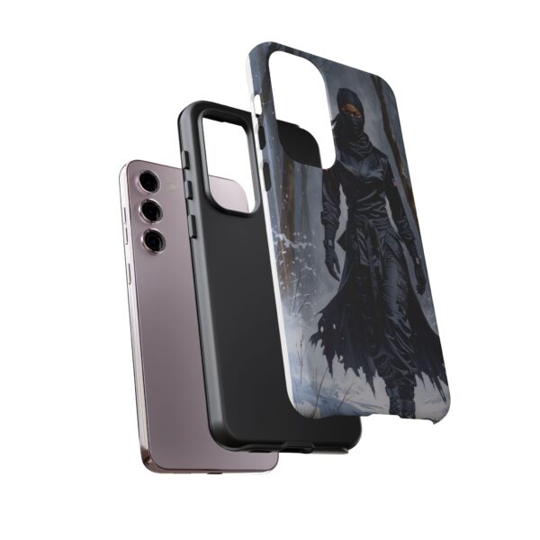 Artistic Phone Case, Ninja Aesthetic, Unique Smartphone Cover, Adventurous Spirit