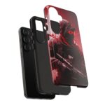 Red Urban Warrior Phone Case for Gamers & Action Fans