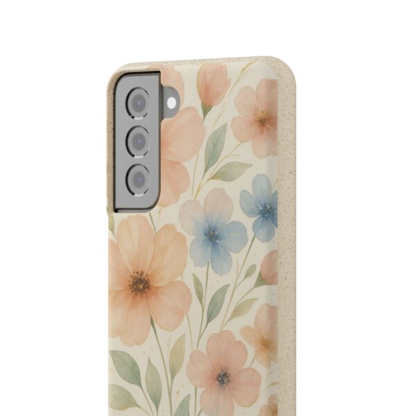 Floral Biodegradable Phone Case - Eco-Friendly Nature Design