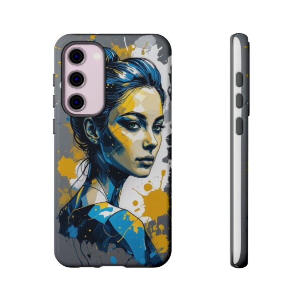 Vibrant, Artistic Tough Phone Case, Modern Art, Smartphone Accessories