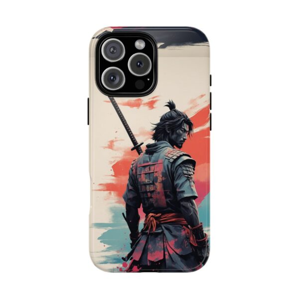 Samurai Warrior Phone Case, Tough Cases, Unique Phone Accessories, Phone Cover Gift, Gamer Phone Decor, Anime Style Case