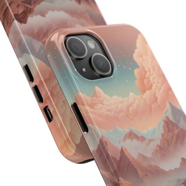 Mountain Reflection Tough Phone Case - Nature-Inspired Design for Adventurers