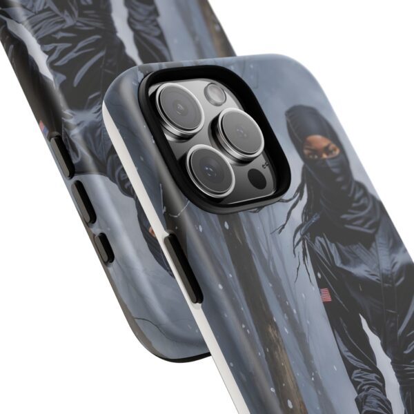 Artistic Phone Case, Ninja Aesthetic, Unique Smartphone Cover, Adventurous Spirit