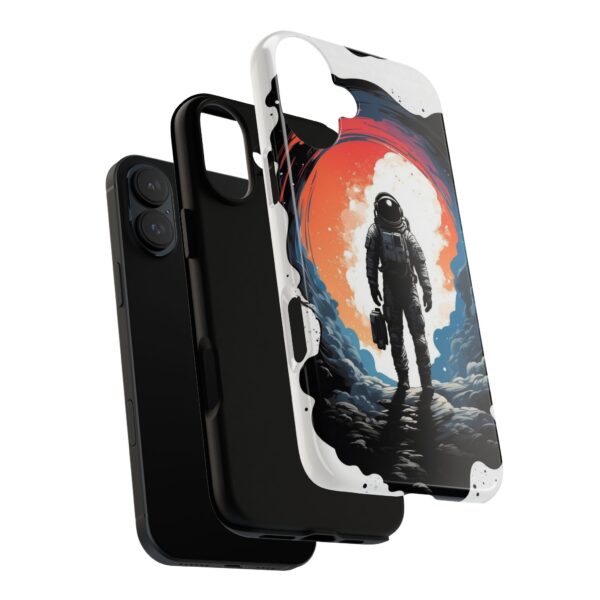 Astronaut Case, Tough Phone Cover, Galaxy Art Protector, Space Lover Gift, Unique Mobile Accessory