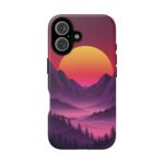 Mountain Sunset Phone Case - Tough Cases for Nature Lovers