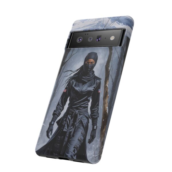 Artistic Phone Case, Ninja Aesthetic, Unique Smartphone Cover, Adventurous Spirit
