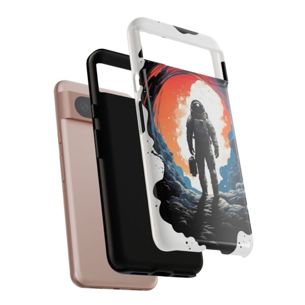 Astronaut Case, Tough Phone Cover, Galaxy Art Protector, Space Lover Gift, Unique Mobile Accessory