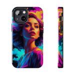 Vibrant, Colorful Woman Design - Tough Phone Case