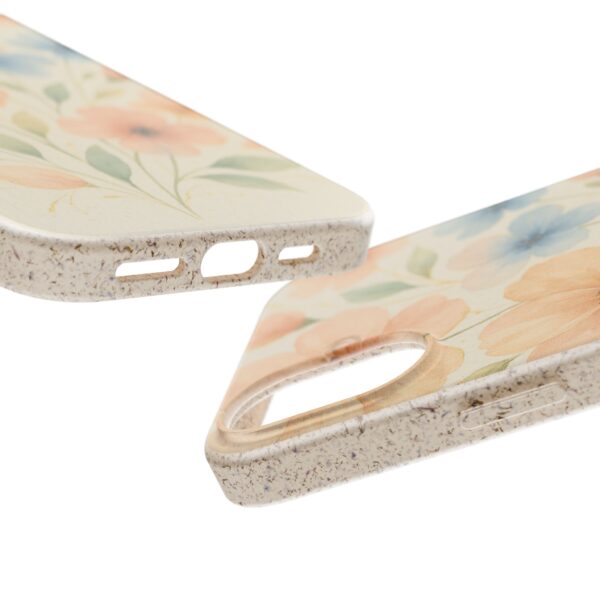 Floral Biodegradable Phone Case - Eco-Friendly Nature Design