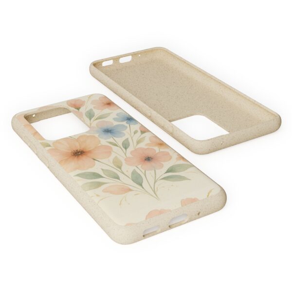 Floral Biodegradable Phone Case - Eco-Friendly Nature Design