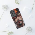 Fiery Design, Anime Style, Unique Cell Phone Accessory, Strong and Stylish