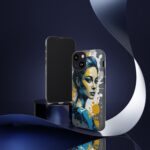 Vibrant, Artistic Tough Phone Case, Modern Art, Smartphone Accessories
